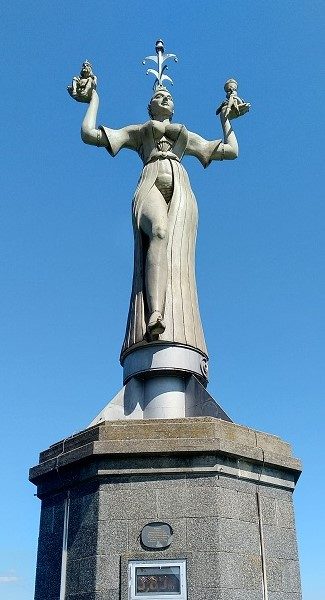 Imperia-Statue im Hafen von Konstanz